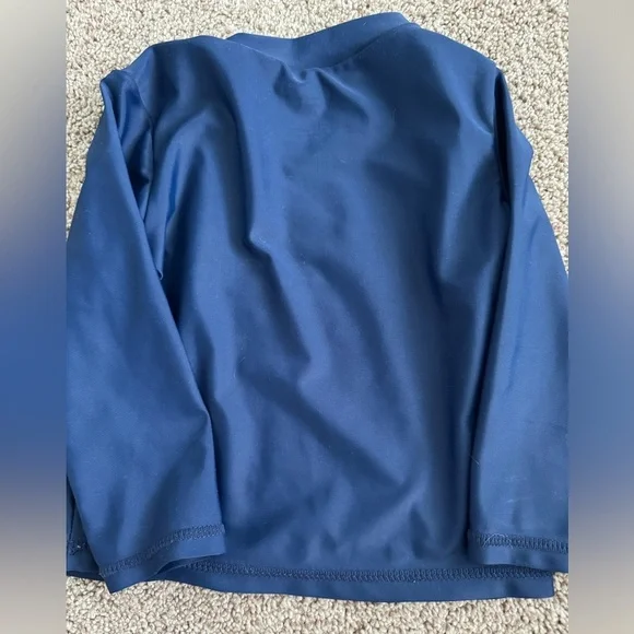 Carters just one you Sun Rash Guard 18 months blue Swim Shirt Long Sleeve - Picture 3 of 3